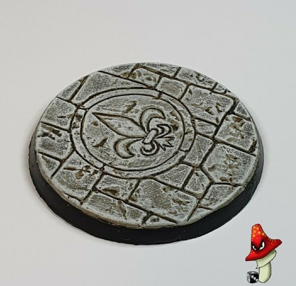 65mm Resin Base A, sisters battle, sororitas, ruined sanctuary, inquisition 40k - Image 2