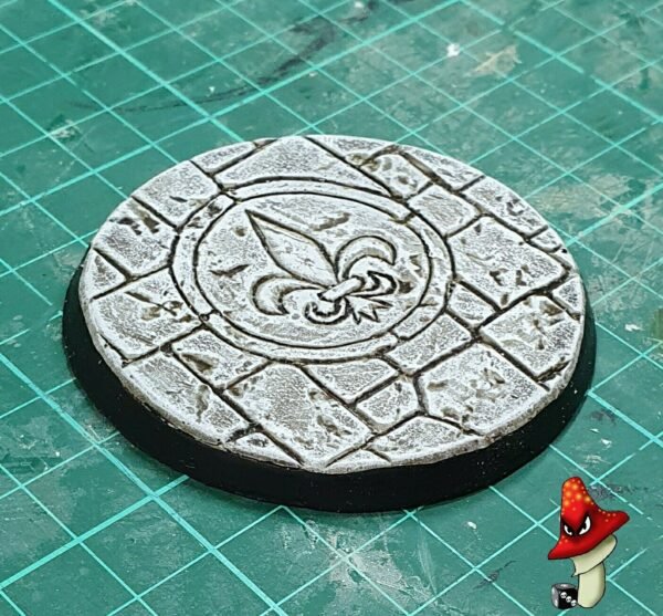 65mm Resin Base A, sisters battle, sororitas, ruined sanctuary, inquisition 40k - Image 5