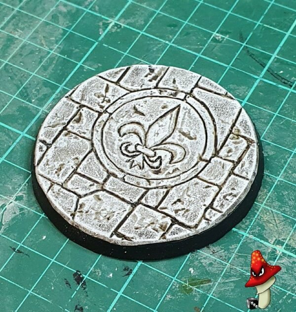 65mm Resin Base A, sisters battle, sororitas, ruined sanctuary, inquisition 40k - Image 7