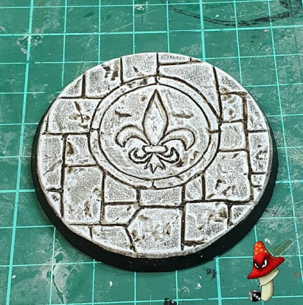 65mm Resin Base A, sisters battle, sororitas, ruined sanctuary, inquisition 40k - Image 8