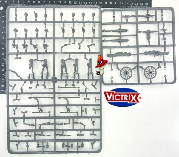 Victrix French Napoleonic Artillery 1804 to 1812 28mm 1/56 1 x sprue Set unboxed - Image 2