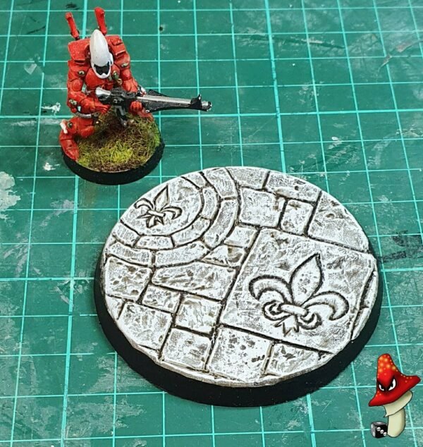 65mm Resin Base B, sisters battle, sororitas, ruined sanctuary, inquisition 40k - Image 2