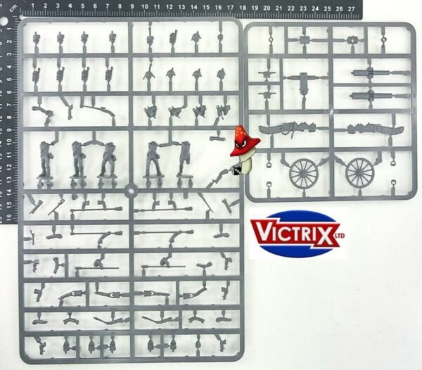 Victrix French Napoleonic Artillery 1804 to 1812 28mm 1/56 1 x sprue Set unboxed - Image 3