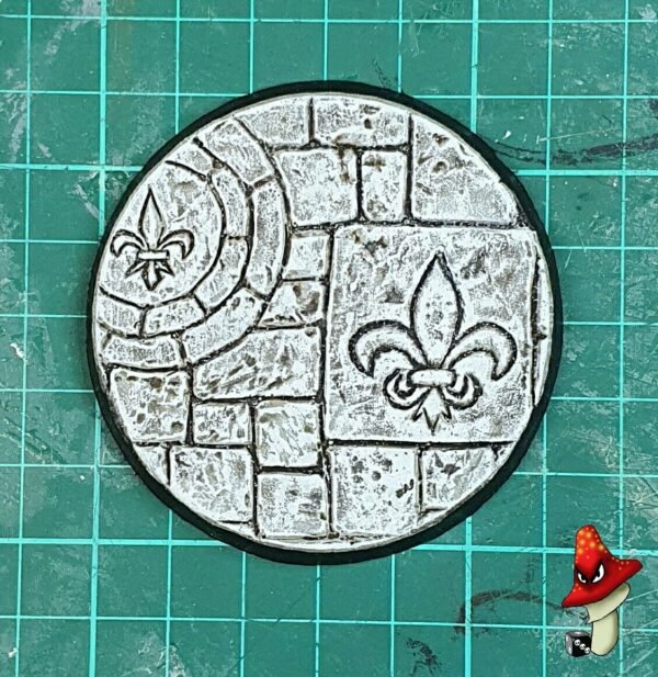 65mm Resin Base B, sisters battle, sororitas, ruined sanctuary, inquisition 40k - Image 10