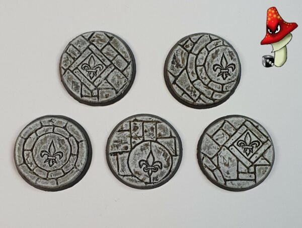 40mm Resin Base A, sisters battle, sororitas, ruined sanctuary, inquisition 40k - Image 3