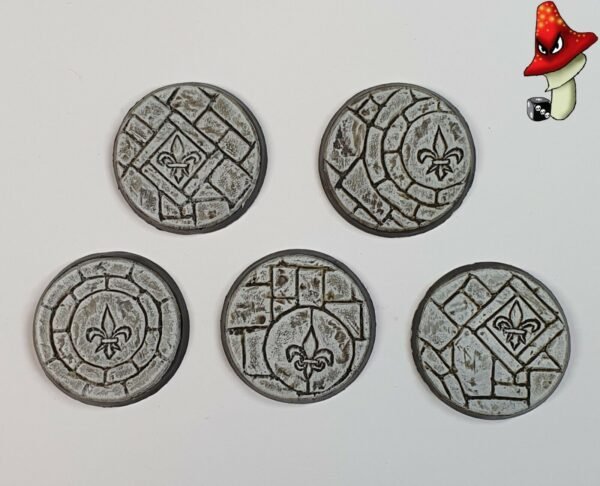 40mm Resin Base A, sisters battle, sororitas, ruined sanctuary, inquisition 40k - Image 5