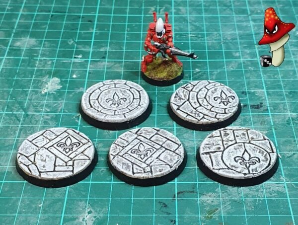 40mm Resin Base A, sisters battle, sororitas, ruined sanctuary, inquisition 40k - Image 6