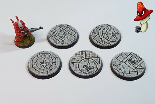 40mm Resin Base A, sisters battle, sororitas, ruined sanctuary, inquisition 40k - Image 7