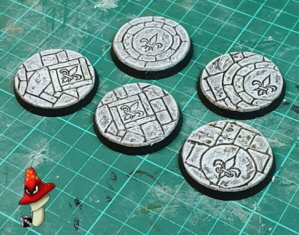 40mm Resin Base A, sisters battle, sororitas, ruined sanctuary, inquisition 40k - Image 8