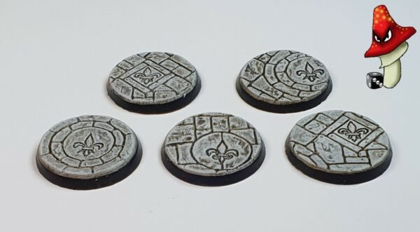 40mm Resin Base A, sisters battle, sororitas, ruined sanctuary, inquisition 40k - Image 9