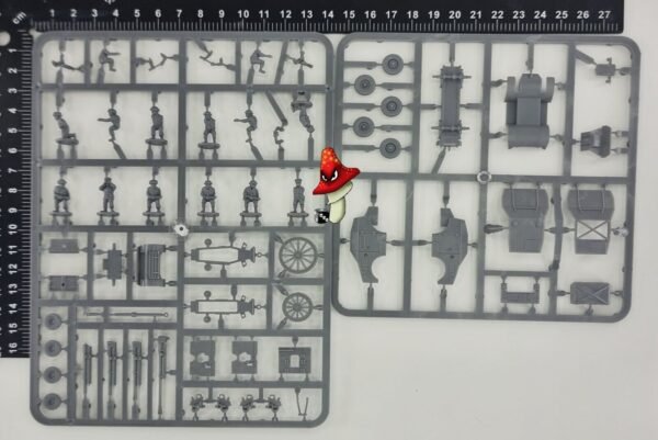 Plastic Soldier Company 15mm British 25pdr & Morris Quad Tractor  1 x Sprue Set - Image 2