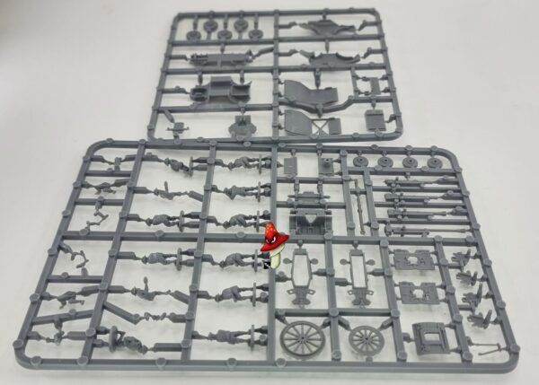 Plastic Soldier Company 15mm British 25pdr & Morris Quad Tractor  1 x Sprue Set - Image 9