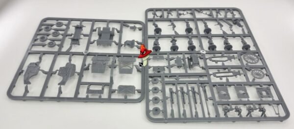 Plastic Soldier Company 15mm British 25pdr & Morris Quad Tractor  1 x Sprue Set - Image 13