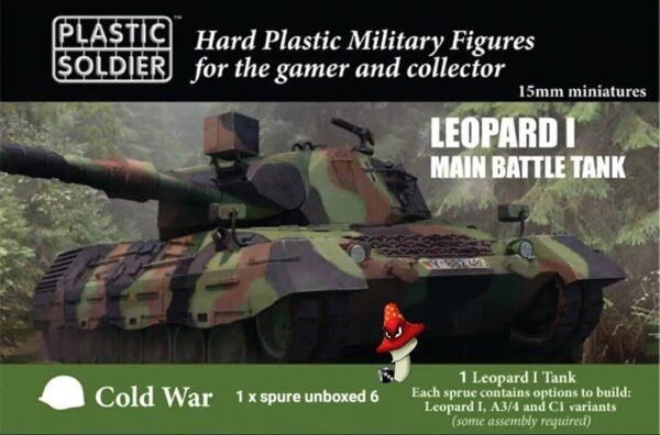 Plastic Soldier Company 15mm Leopard 1 Main Battle Tank 1 x Sprue Unboxed