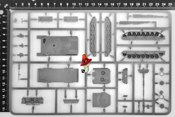 Plastic Soldier Company 15mm Leopard 1 Main Battle Tank 1 x Sprue Unboxed - Image 2