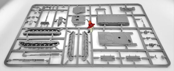 Plastic Soldier Company 15mm Leopard 1 Main Battle Tank 1 x Sprue Unboxed - Image 6