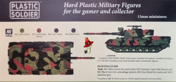 Plastic Soldier Company 15mm Leopard 1 Main Battle Tank 1 x Sprue Unboxed - Image 17