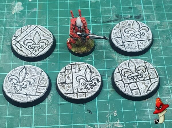 40mm Resin Base B, sisters battle sororitas ruined sanctuary inquisition 40k AoS - Image 5