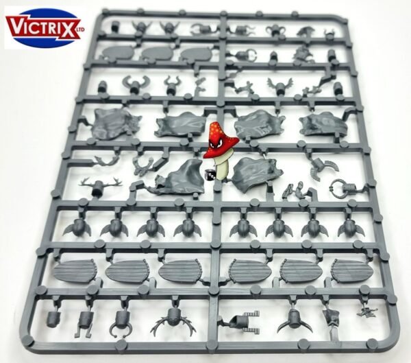 Victrix Medieval & Fantasy Heads, Cloaks & Shields 28mm 1:56 1 X Plastic Sprue - Image 9