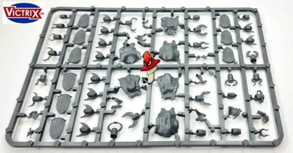 Victrix Medieval & Fantasy Heads, Cloaks & Shields 28mm 1:56 1 X Plastic Sprue - Image 10