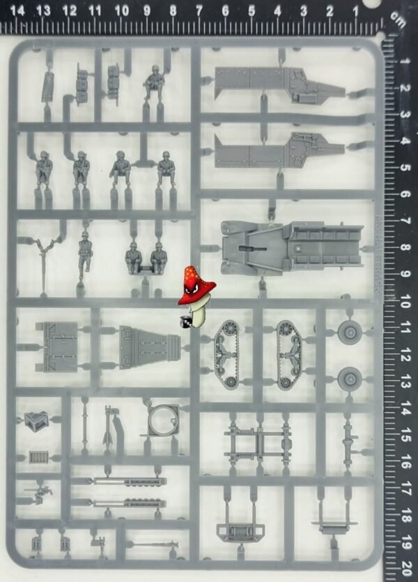 Plastic Soldier Company 15mm Allied US M3 Halftrack 1 X Sprue Unboxed WWII 1/100 - Image 2