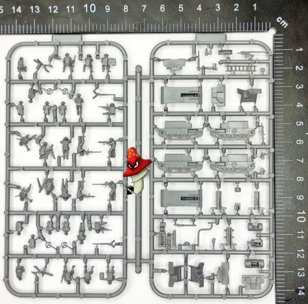 Victrix 2 x Universal Carriers  12mm 1:144 scale WWII 1 x sprue loose VG12031 - Image 3