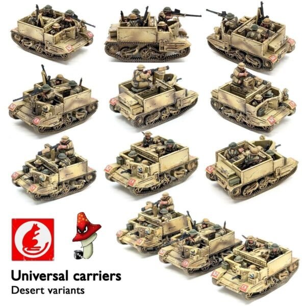 Victrix 2 x Universal Carriers  12mm 1:144 scale WWII 1 x sprue loose VG12031 - Image 6