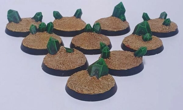 10 x 32mm Crystals Scenic Round Resin Bases  Warhammer 40K Space Marine necron - Image 5