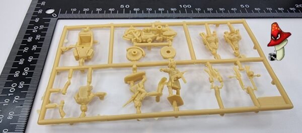 HaT 8126 WWII German Motorcycle & Sidecar 1/72 Model Soldiers 1 X Sprue Unboxed - Image 5