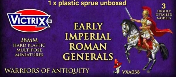 Victrix Early Imperial Roman Mounted Generals 1 x Plastic sprue 28mm 1/56 Scale