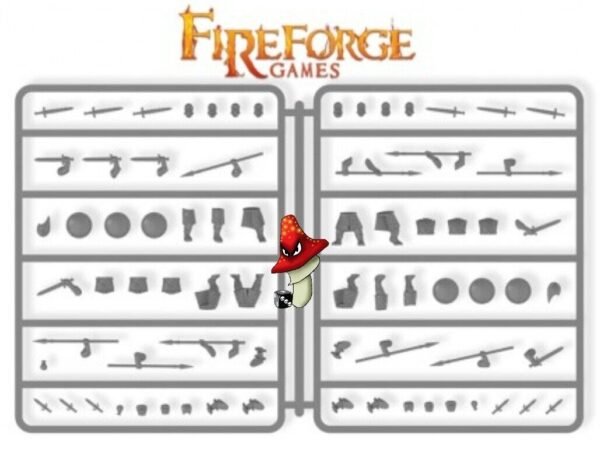 2 X Northmen Warriors sprues Forgotten Worlds FIREFORGE GAMES  28MM 1/56 unboxed - Image 3