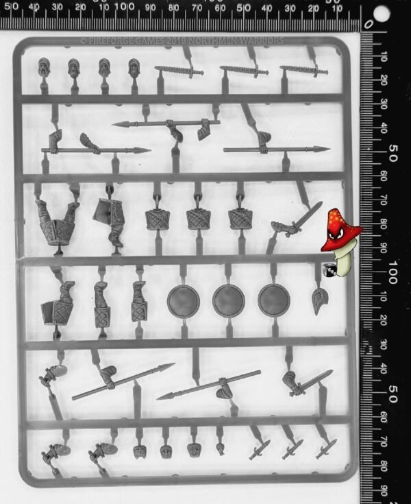 2 X Northmen Warriors sprues Forgotten Worlds FIREFORGE GAMES  28MM 1/56 unboxed - Image 13