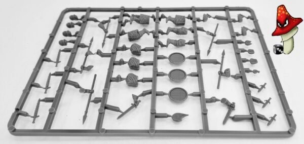 2 X Northmen Warriors sprues Forgotten Worlds FIREFORGE GAMES  28MM 1/56 unboxed - Image 15