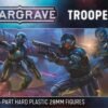 Stargrave Troopers 1 x sprue: 5 x figures 28mm 1/56 scale North Star Miniatures