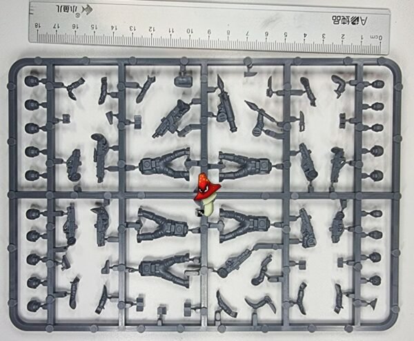 Stargrave Troopers 1 x sprue: 5 x figures 28mm 1/56 scale North Star Miniatures - Image 6