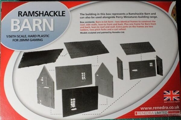 Ramshackle Barn  Renedra  28mm scale wargames scenery terrain fantasy DnD - Image 2