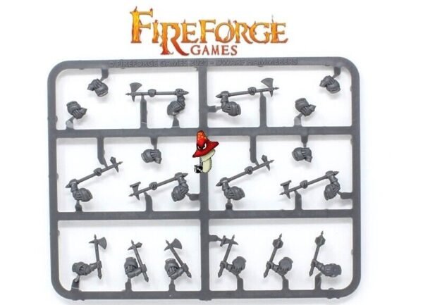 Stone Realm Dwarf Hammerers 1 x Sprue set  unboxed Fireforge Games 28mm 1/56 - Image 5