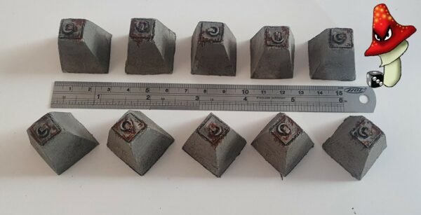 Dragons Teeth Tank Traps - 28mm Resin Urban Wargames Scenery 40k Warhammer - Image 7