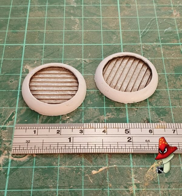 Air Vent 30mm diameter, wargames scenery urban terrain 28mm scale 40k Warhammer