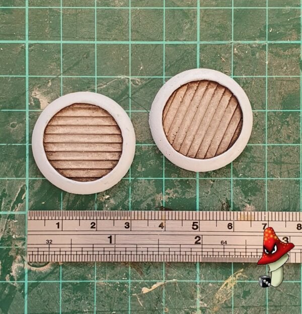 Air Vent 30mm diameter, wargames scenery urban terrain 28mm scale 40k Warhammer - Image 2