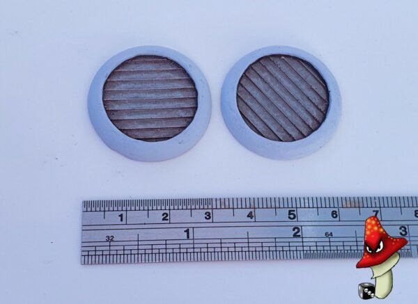 Air Vent 30mm diameter, wargames scenery urban terrain 28mm scale 40k Warhammer - Image 3