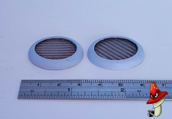 Air Vent 30mm diameter, wargames scenery urban terrain 28mm scale 40k Warhammer - Image 4