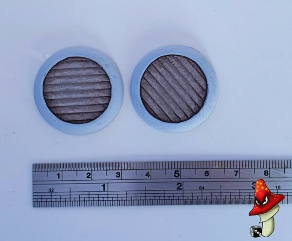 Air Vent 30mm diameter, wargames scenery urban terrain 28mm scale 40k Warhammer - Image 5