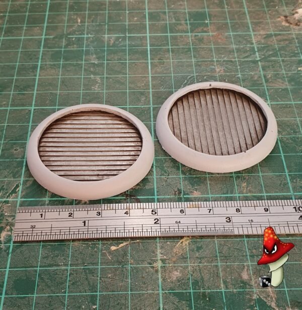 2 x Air Vents 50mm diameter, wargames scenery urban terrain scale 40k Necromunda - Image 3