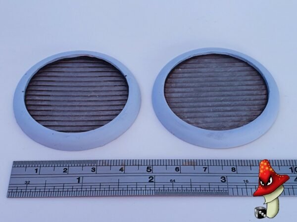 2 x Air Vents 50mm diameter, wargames scenery urban terrain scale 40k Necromunda - Image 6