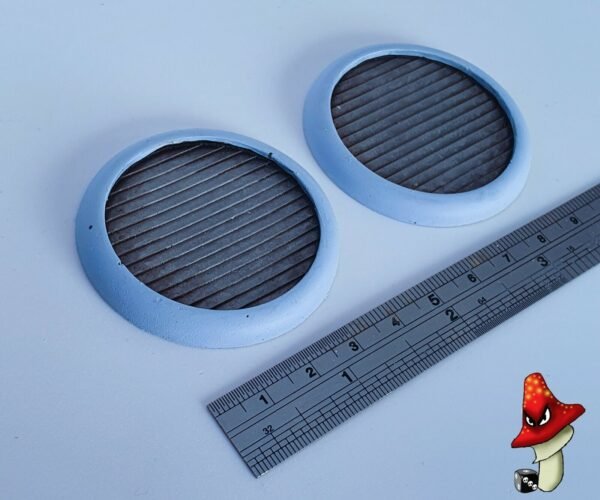 2 x Air Vents 50mm diameter, wargames scenery urban terrain scale 40k Necromunda - Image 8