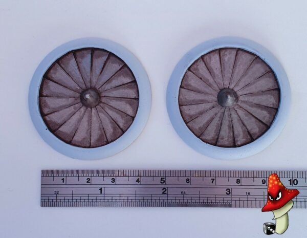 2 x Lift Fans 50mm diameter, wargames scenery urban terrain 28mm 40k killteam - Image 4