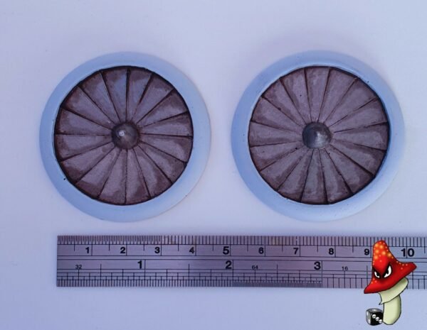 2 x Lift Fans 50mm diameter, wargames scenery urban terrain 28mm 40k killteam - Image 5