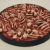 60mm  x 1 Skulls & Bones Recessed Round Resin base,  bone piles chaos undead 40k - Image 7