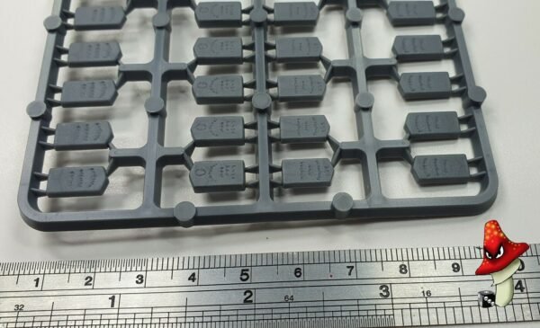 American Style Grave stones  Renedra set (b) wargames scenery 1 x sprue - Image 2